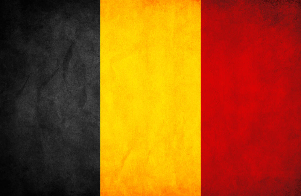 Belgium Grunge Flag