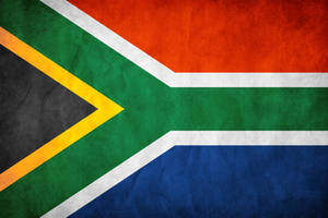 South Africa Flag Grunge