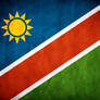 Namibia Grunge Flag
