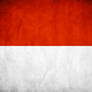 Indonesia Grunge Flag