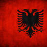 Albania Grunge Flag
