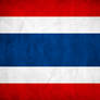 Thailand Grunge Flag