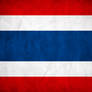 Thailand Grunge Flag