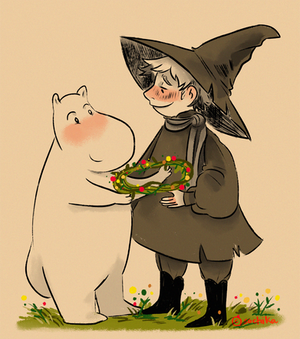 Moomin: Flower wreath