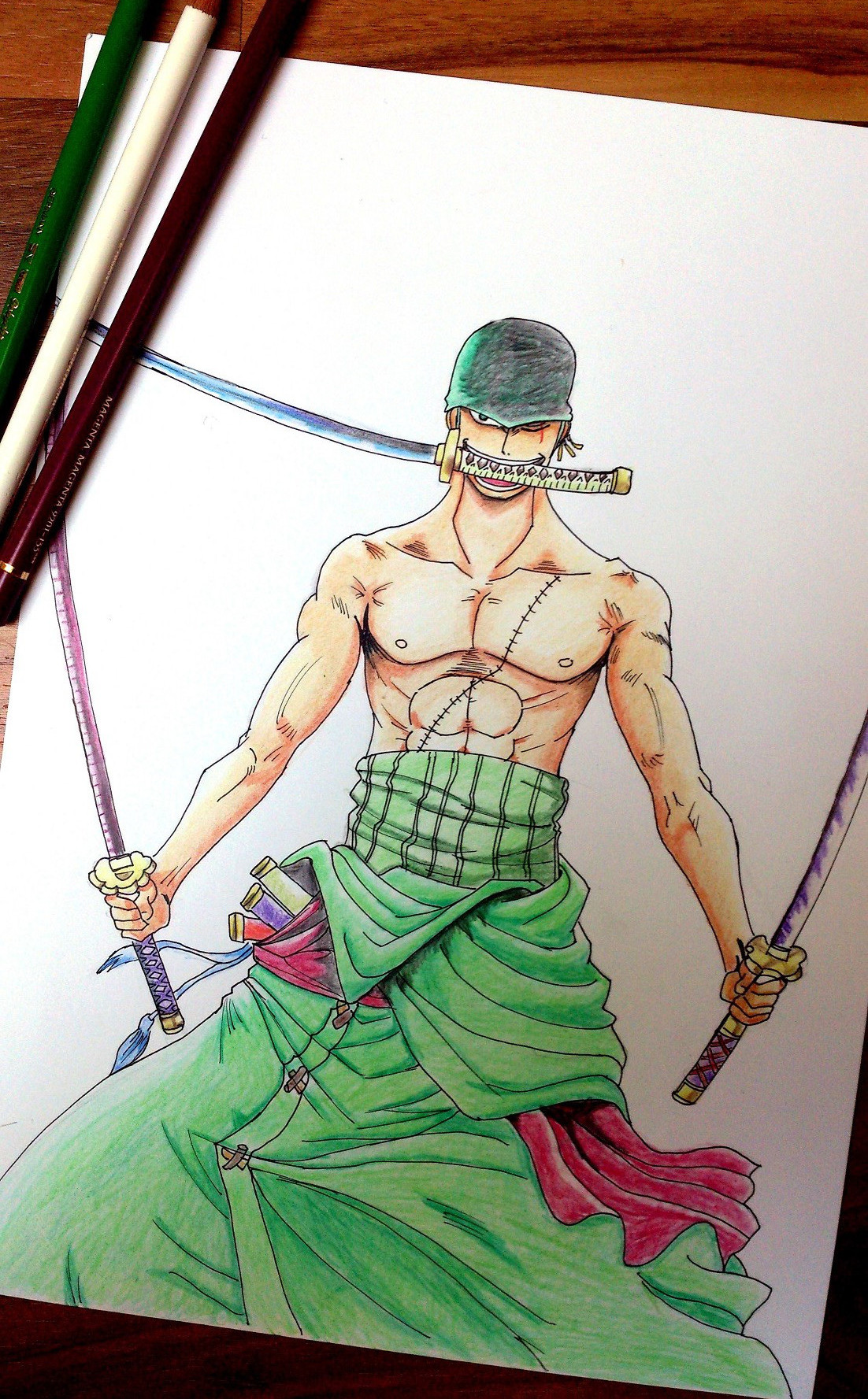 Roronoa Zoro One Piece By Bluesybenjii On Deviantart