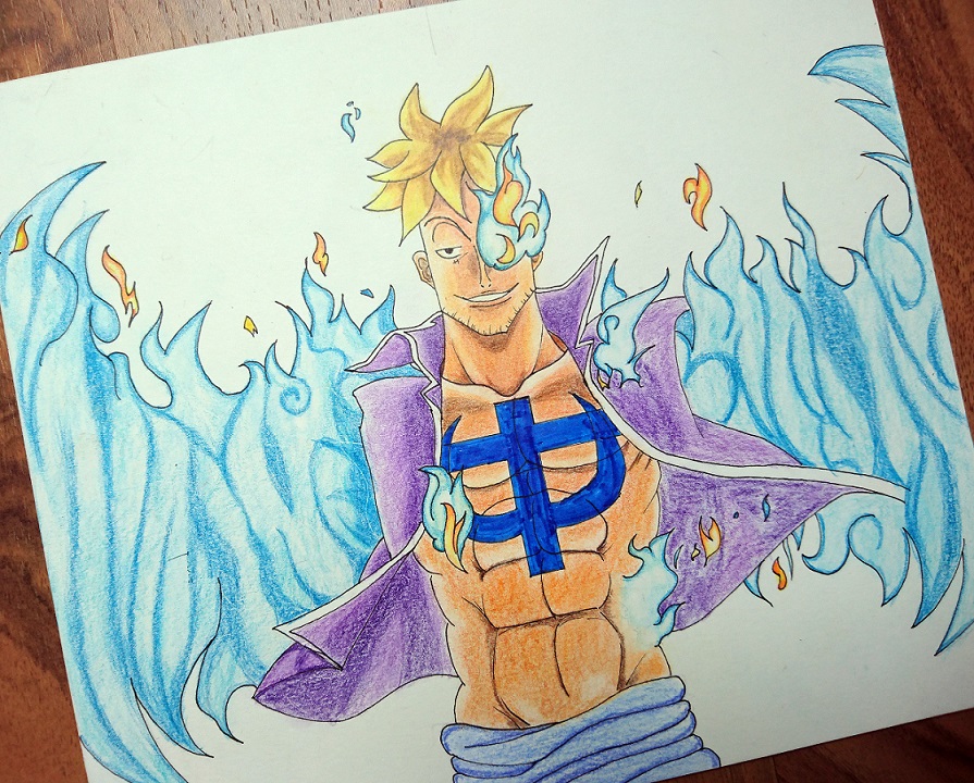 Marco The Phoenix One Piece By Bluesybenjii On Deviantart