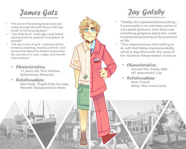 James Gatz/Jay Gatsby Chart