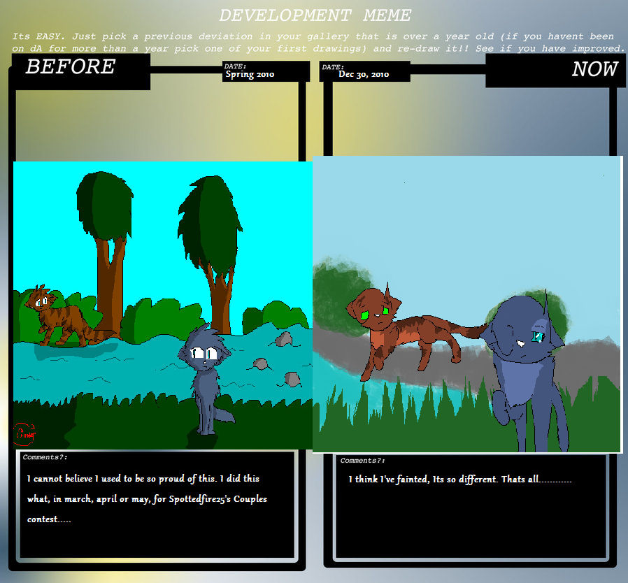 Development Meme by cinderheart13 on DeviantArt