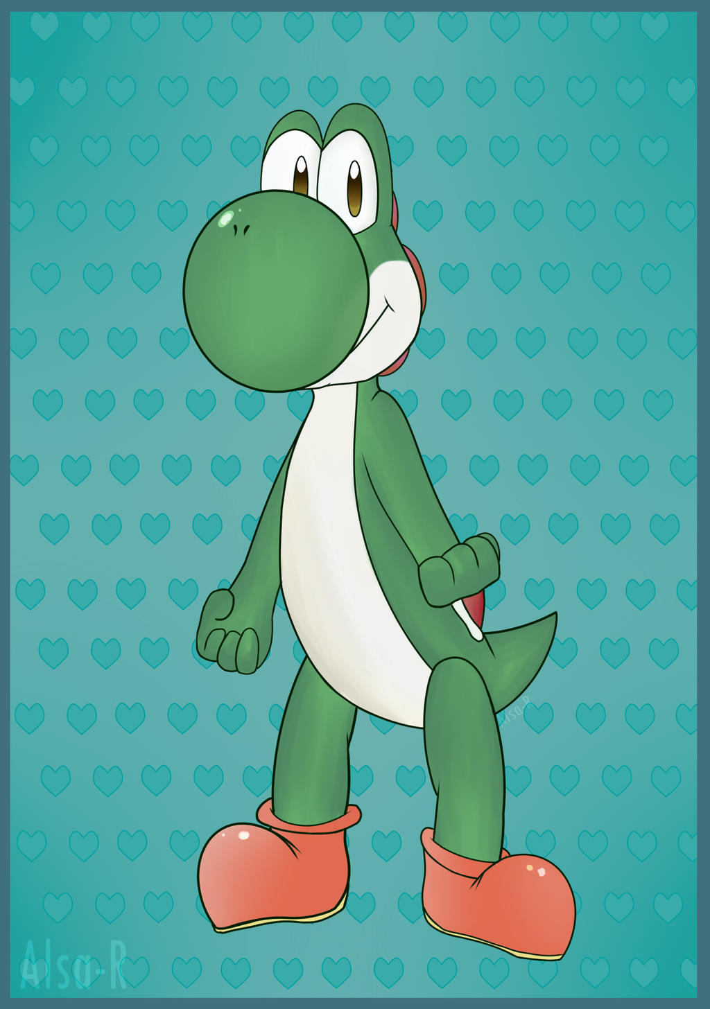 A prepared Yoshi by Alsa-Frontera on DeviantArt