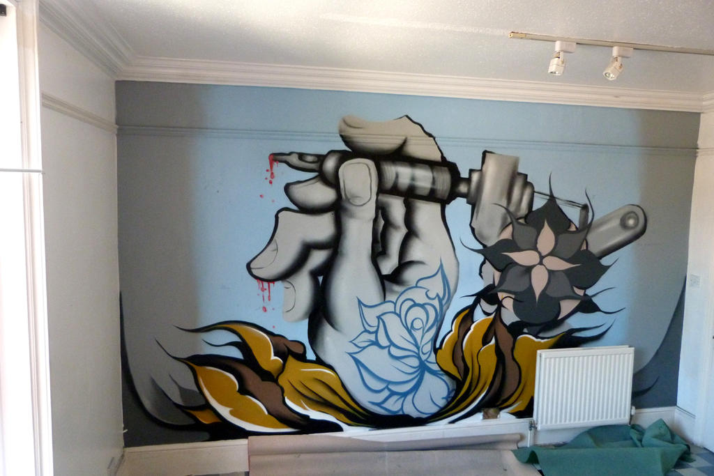 Graffiti wall design done in a by LifeisPaint on DeviantArt