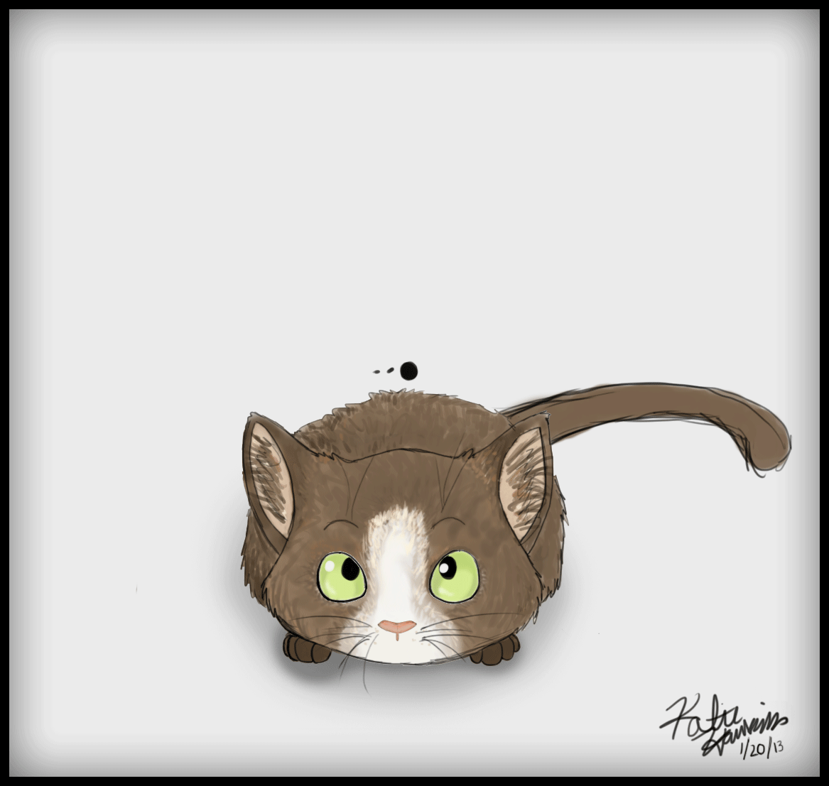 Cat Swishing Tail Animation