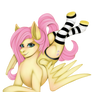 FlutterShy Stockings