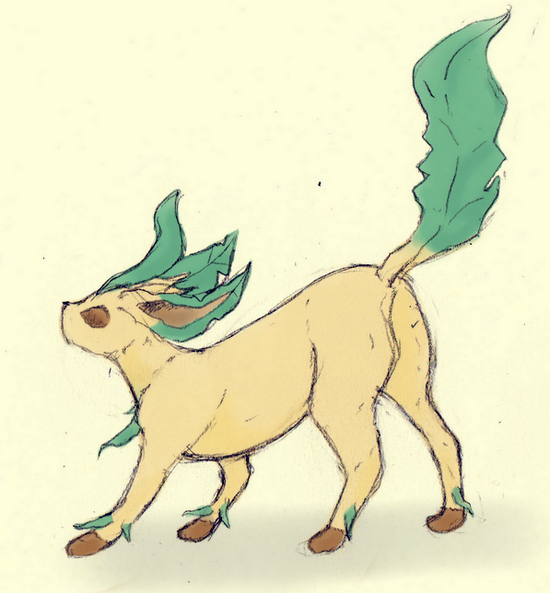 5# Draw Your Favorite Eeveelution : Leafeon