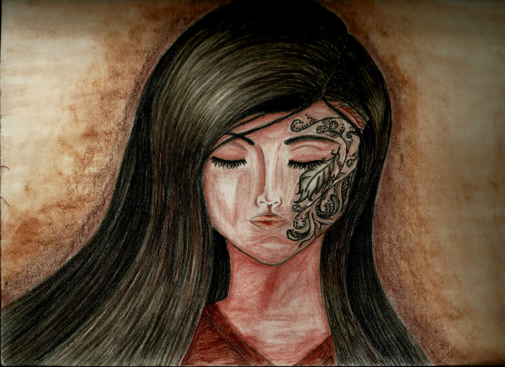 Henna face tattoo by TearsOfLoveless on DeviantArt