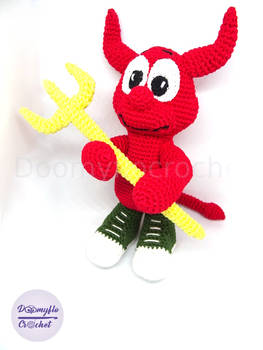 Amigurumi Mascotte Beastie Daemon Freebsd Crochet 