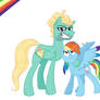 Rainbow Dash And Zephyr Breeze