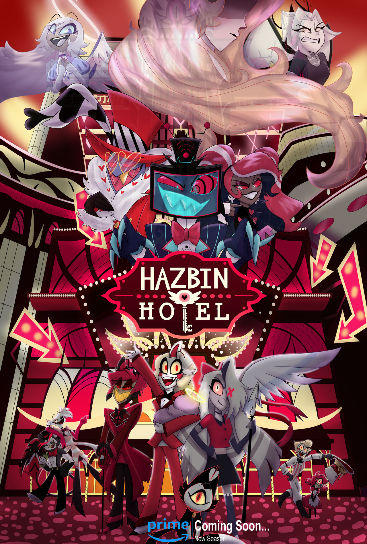 Hazbin Hotel Season 2 Cover art by IzzyoftheStars on DeviantArt