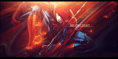 Spiderman signature