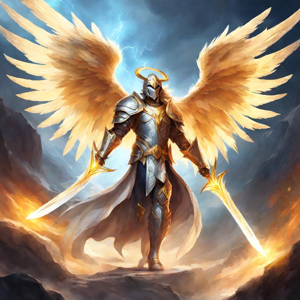 Angelic warrior by Dark-Psyco on DeviantArt