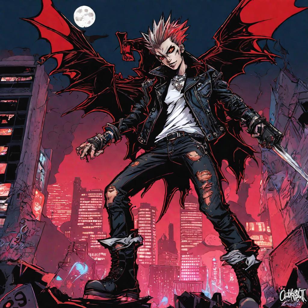 Punk Rocker Vampire Vampire punk by Dark-Psyco on DeviantArt