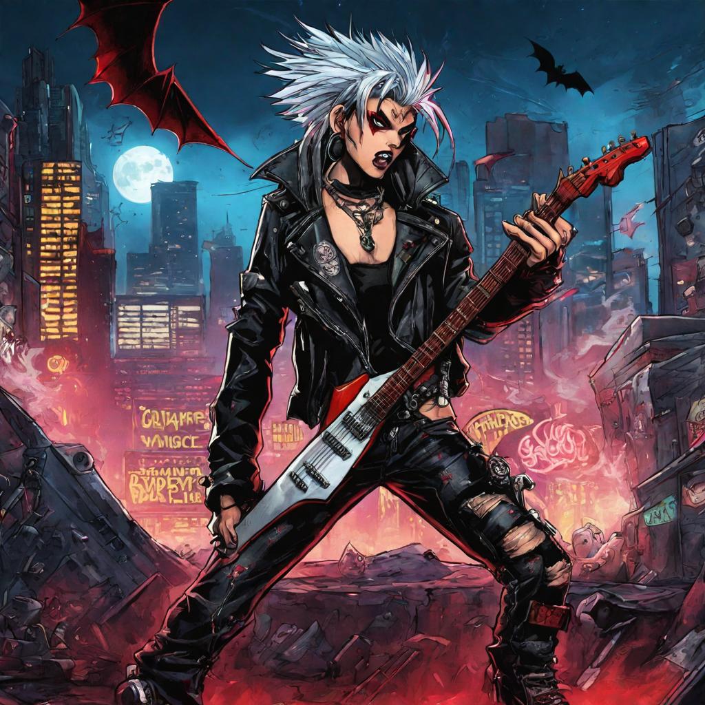 Punk Rocker Vampire Vampire punk by Dark-Psyco on DeviantArt