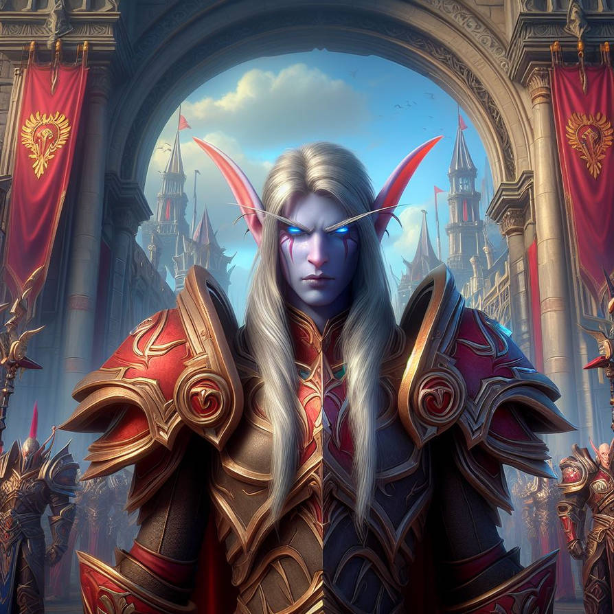 Blood elf warrior by Dark-Psyco on DeviantArt