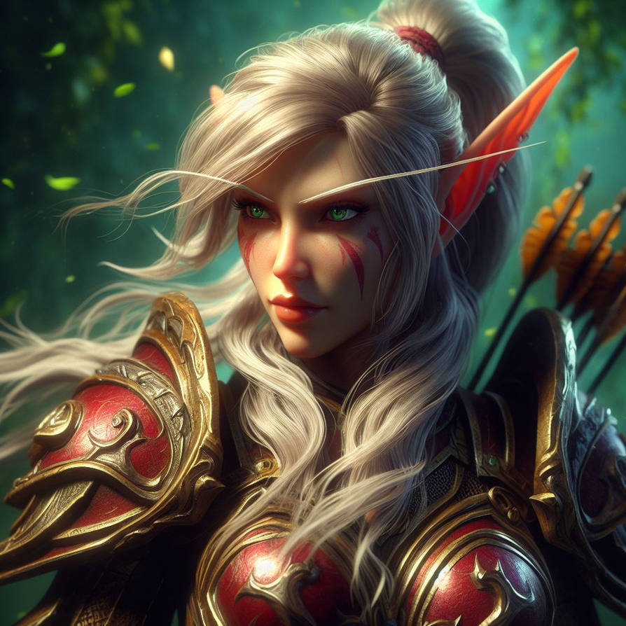 Elf Raptor Blood elf hunter by Dark-Psyco on DeviantArt