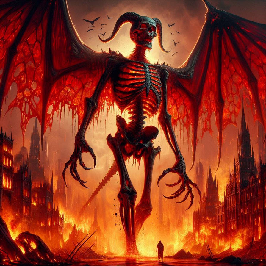 Skeletal demon by Dark-Psyco on DeviantArt