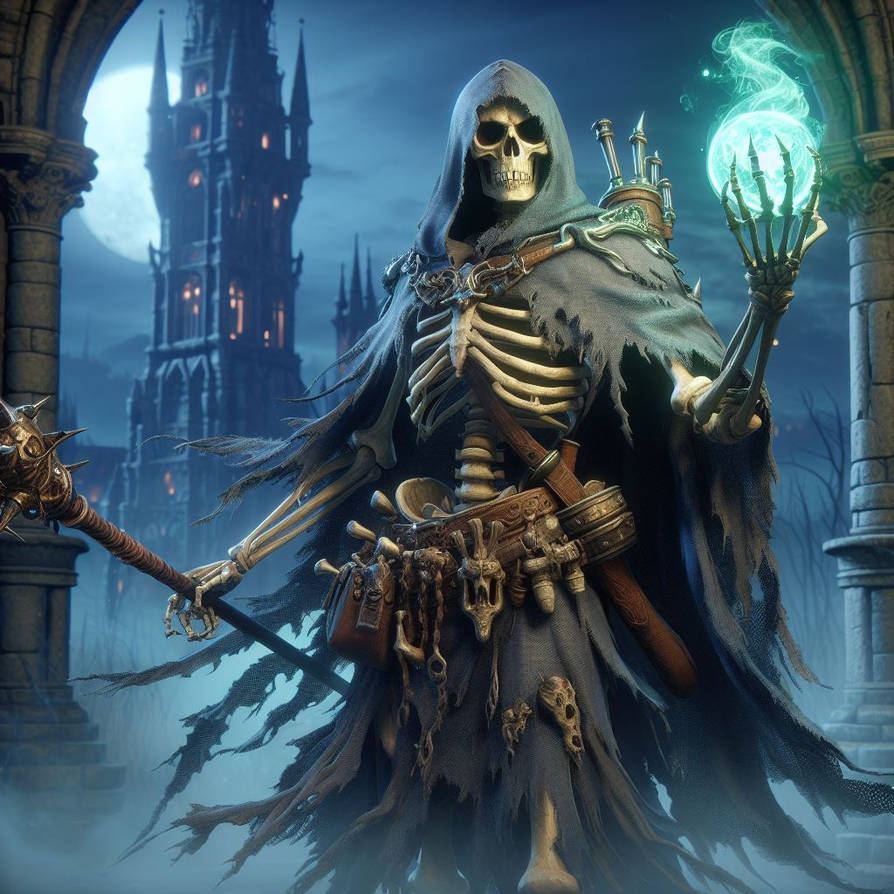 Undulate Mage Undead mage by Dark-Psyco on DeviantArt