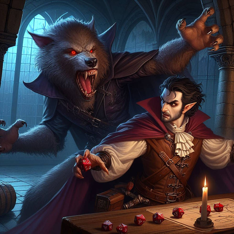 Werewolf vs vampire by Dark-Psyco on DeviantArt