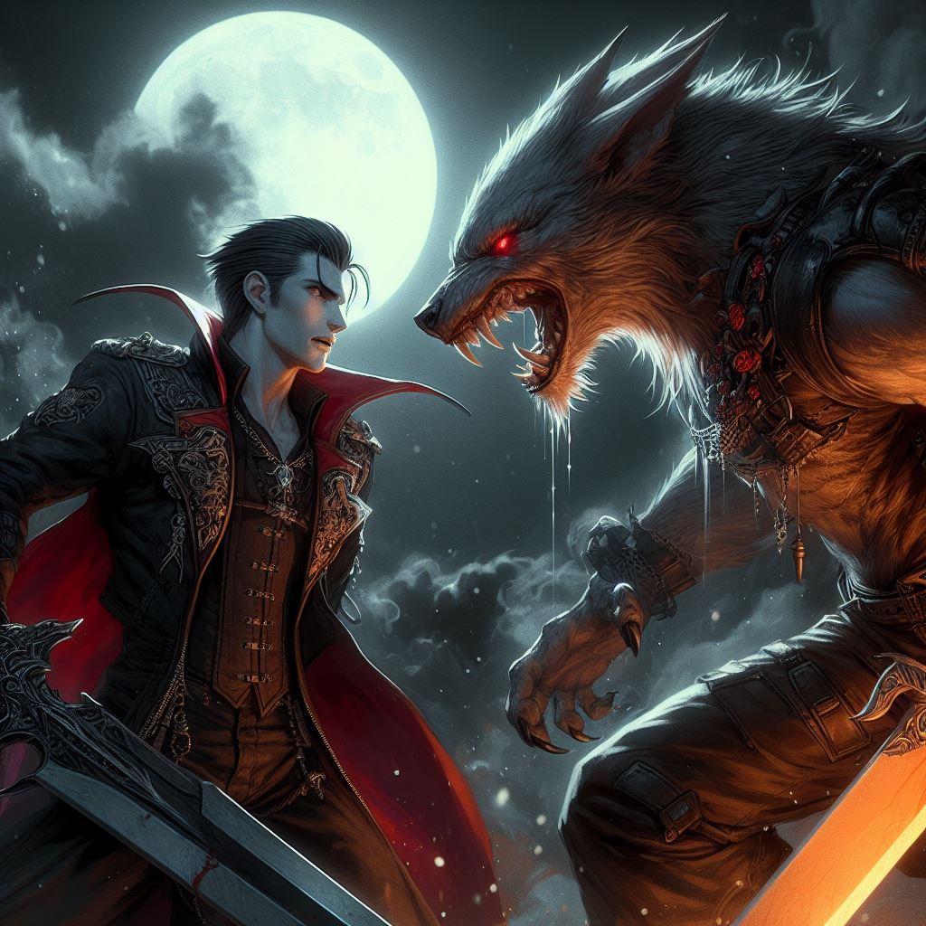 Vampire vs werewolf by Dark-Psyco on DeviantArt