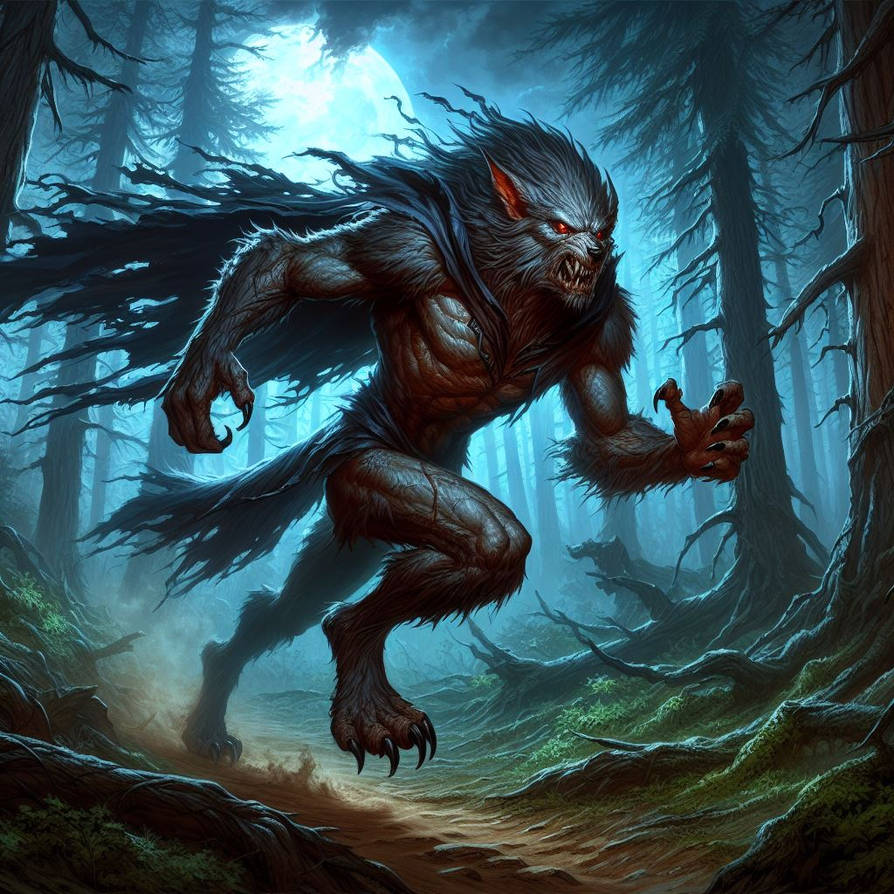 Beasted Beasted Demonic Horned Werewolf Adoptable Art by Dissunder on DeviantArt