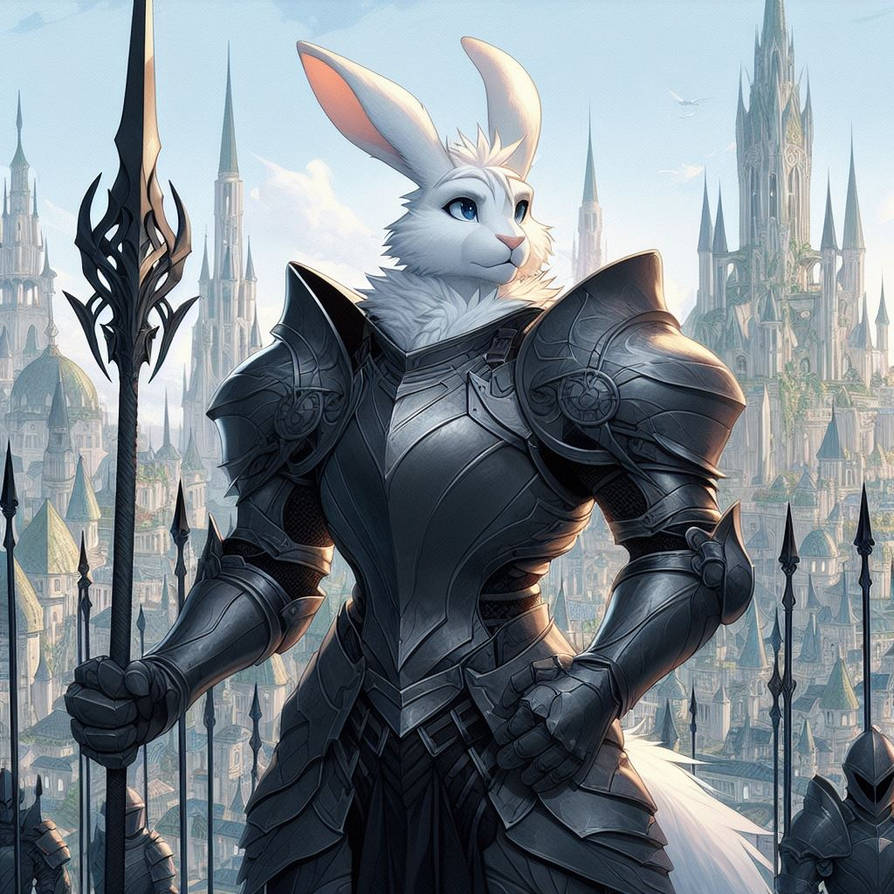 Rory The Rabbit Rabbit Knight Bunny knight by Dark-Psyco on DeviantArt