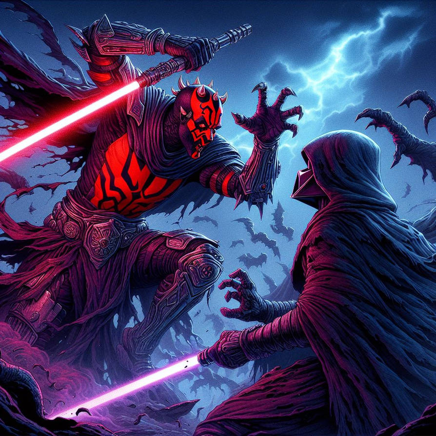 Maul vs Vader by DarkPsyco on DeviantArt