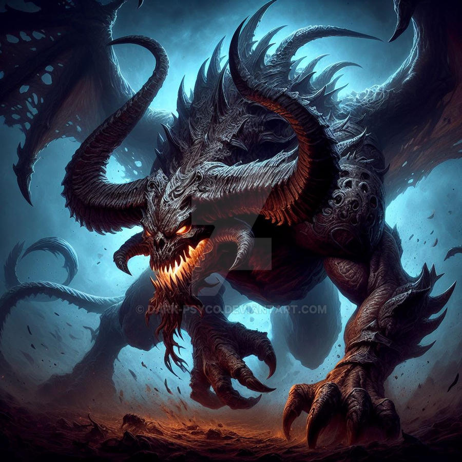 Demonic Deviantart Demonic Beast by Dark-Psyco on DeviantArt