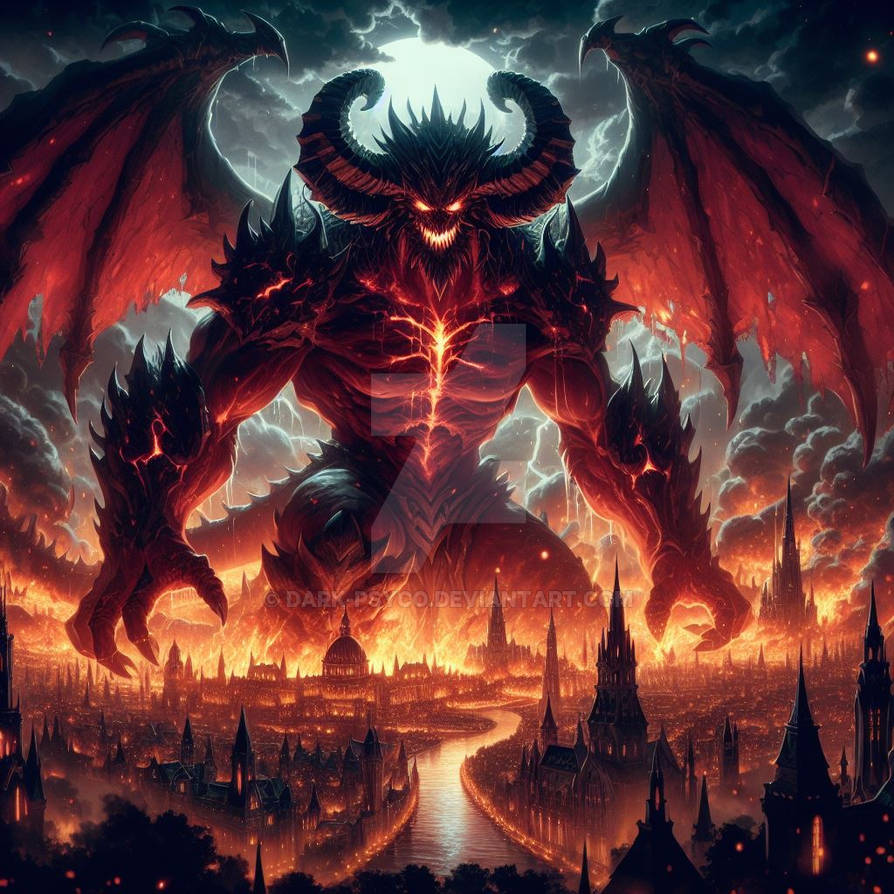 Demonic Deviantart Demonic beast by Dark-Psyco on DeviantArt