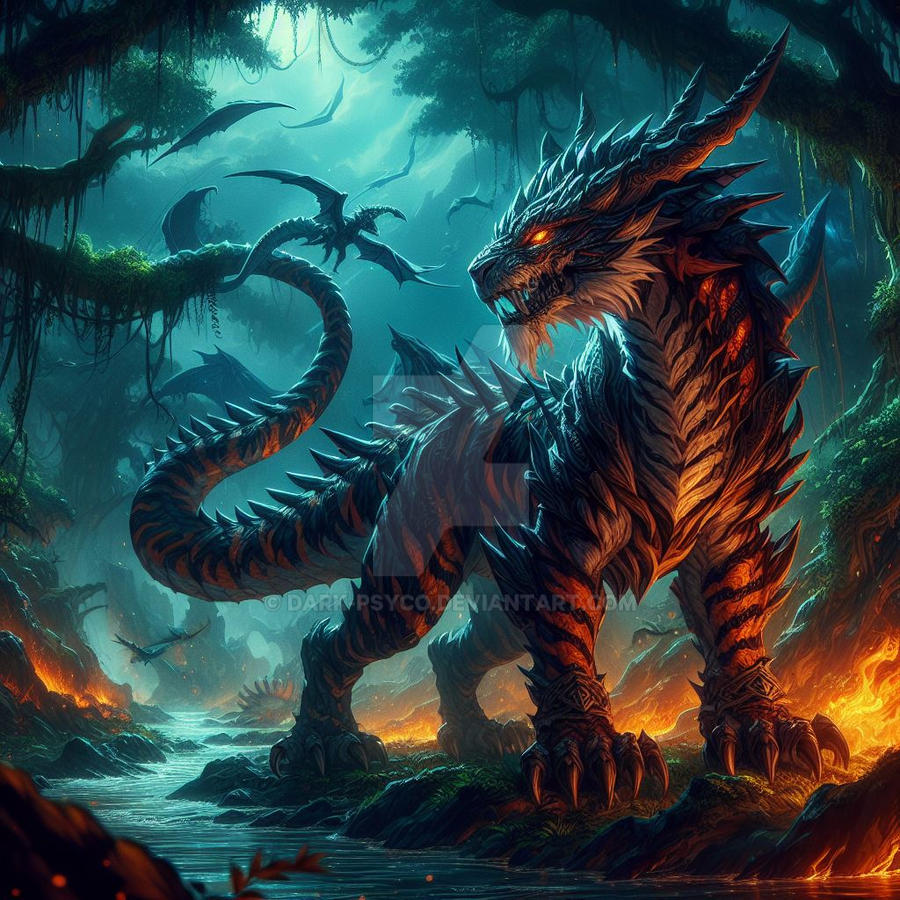 Tiger Dragon by Dark-Psyco on DeviantArt