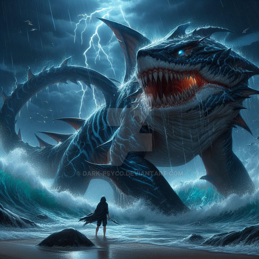 Dragon shark by Dark-Psyco on DeviantArt