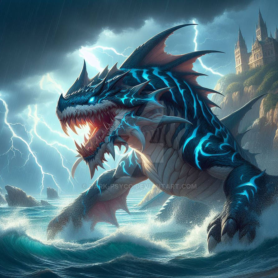 Dragon shark by Dark-Psyco on DeviantArt