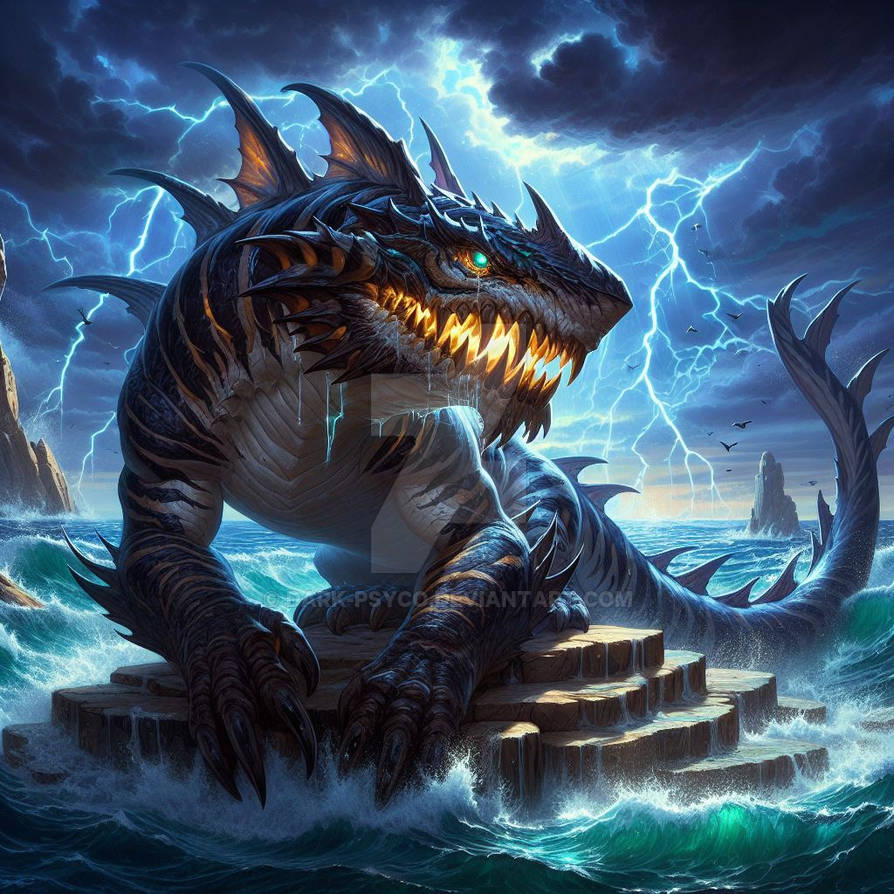 Dragon shark by Dark-Psyco on DeviantArt