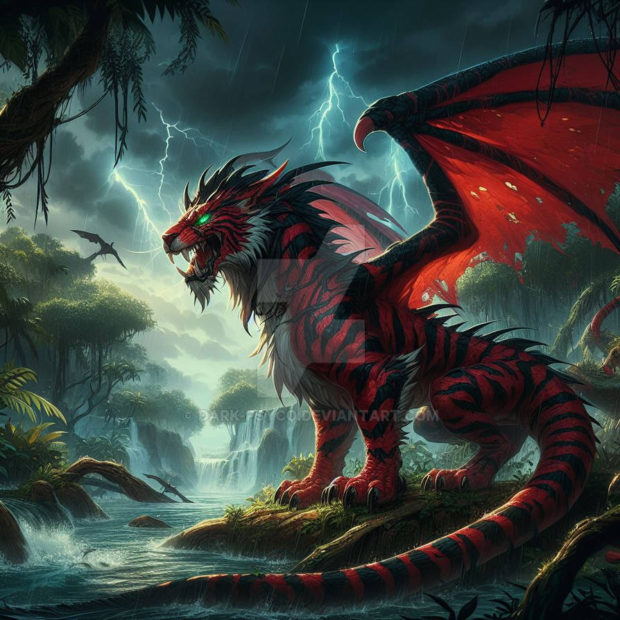 Tiger Dragon by Dark-Psyco on DeviantArt