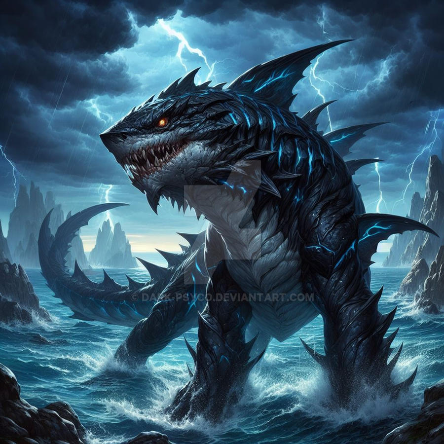 Dragon Shark by Dark-Psyco on DeviantArt