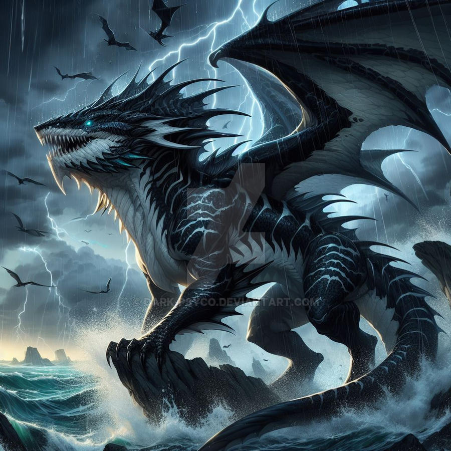 Shark Dragon by Dark-Psyco on DeviantArt