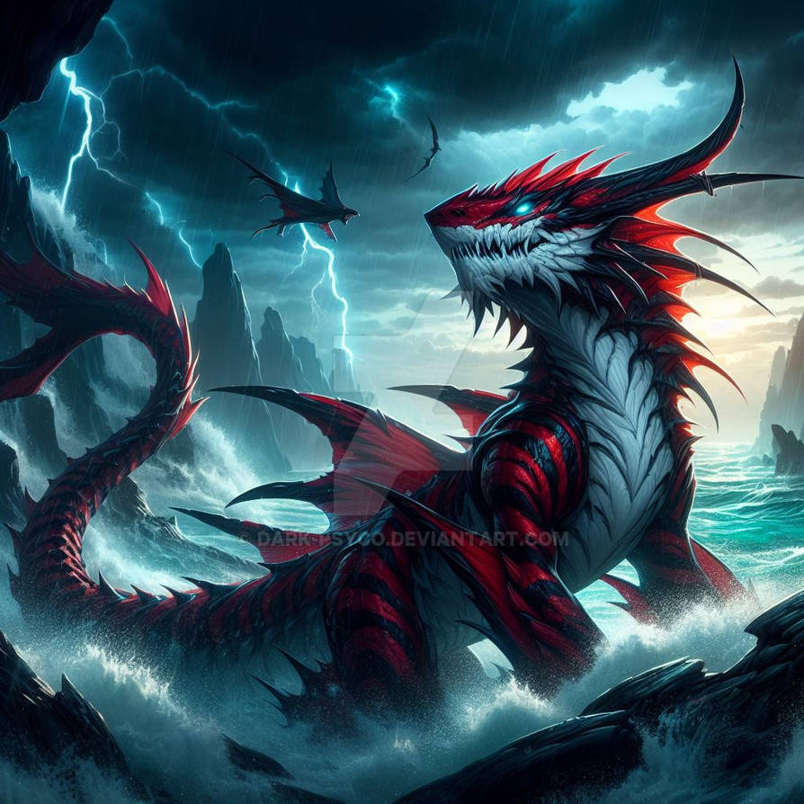 Dragon shark by Dark-Psyco on DeviantArt
