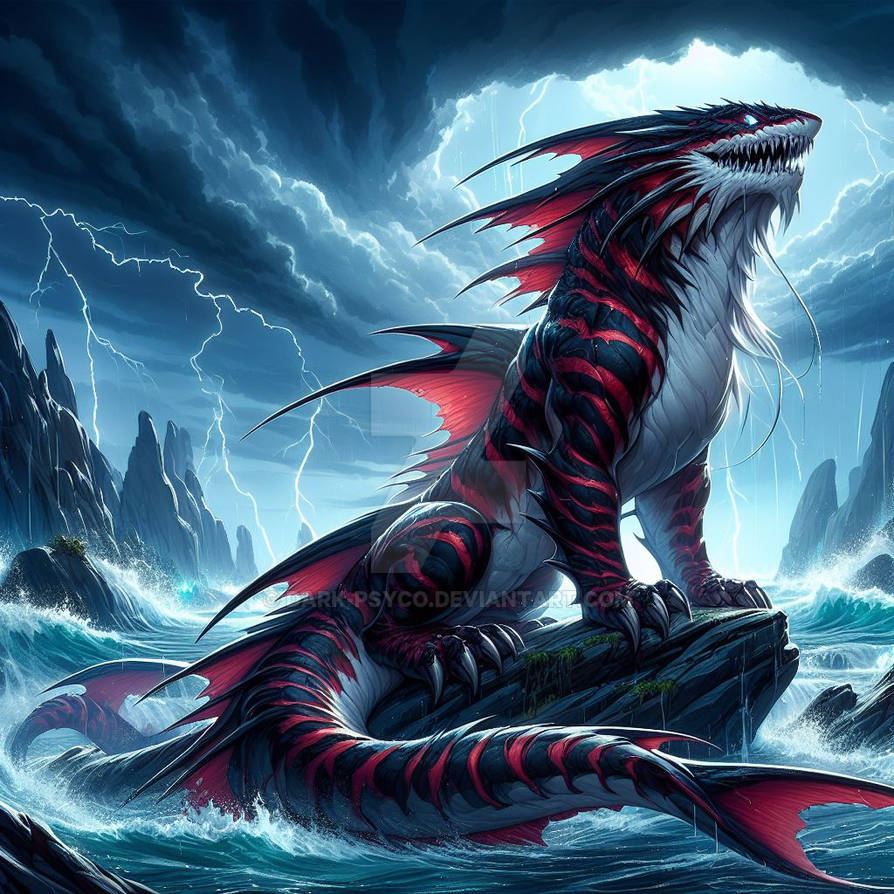 Dragon Shark by Dark-Psyco on DeviantArt