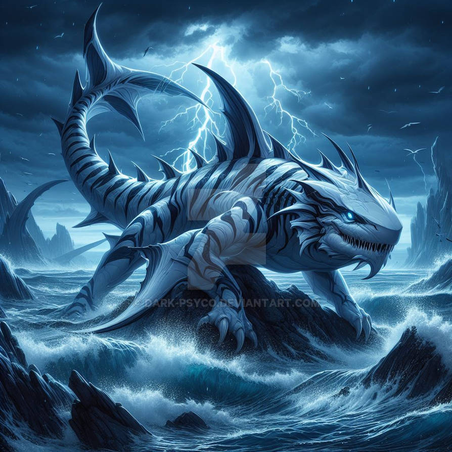 Shark Dragon by Dark-Psyco on DeviantArt