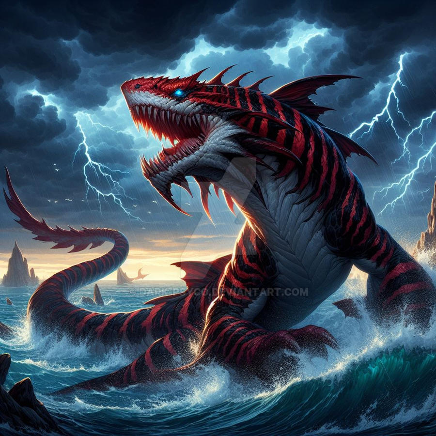 Shark Dragon by Dark-Psyco on DeviantArt
