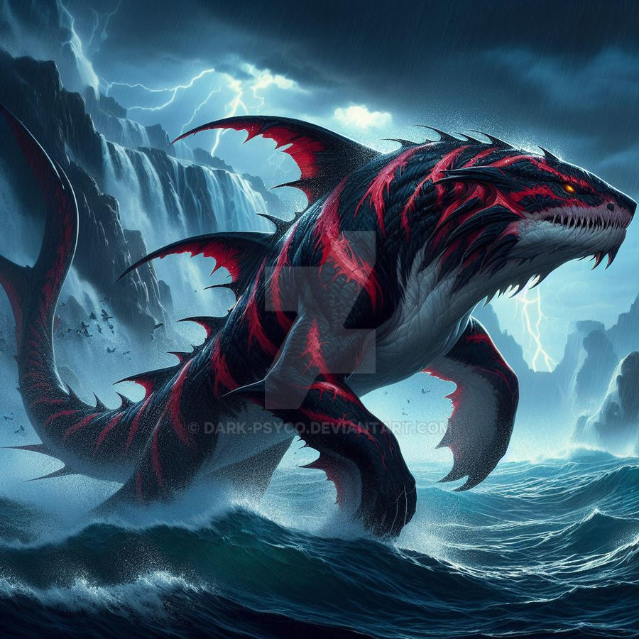 Dragon shark by Dark-Psyco on DeviantArt