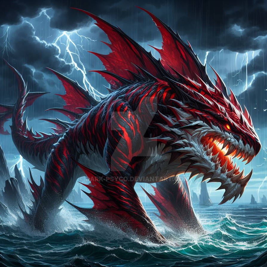Shark Dragon By Dark Psyco On DeviantArt shark-dragon-by-dark-psyco-on-deviantart