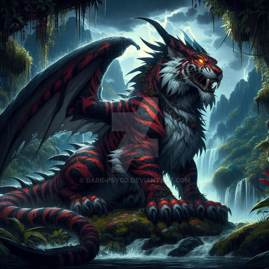 Tiger Dragon by Dark-Psyco on DeviantArt